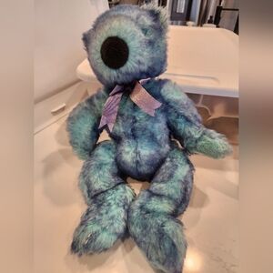Vintage TY Bluebeary Stuffed Animal